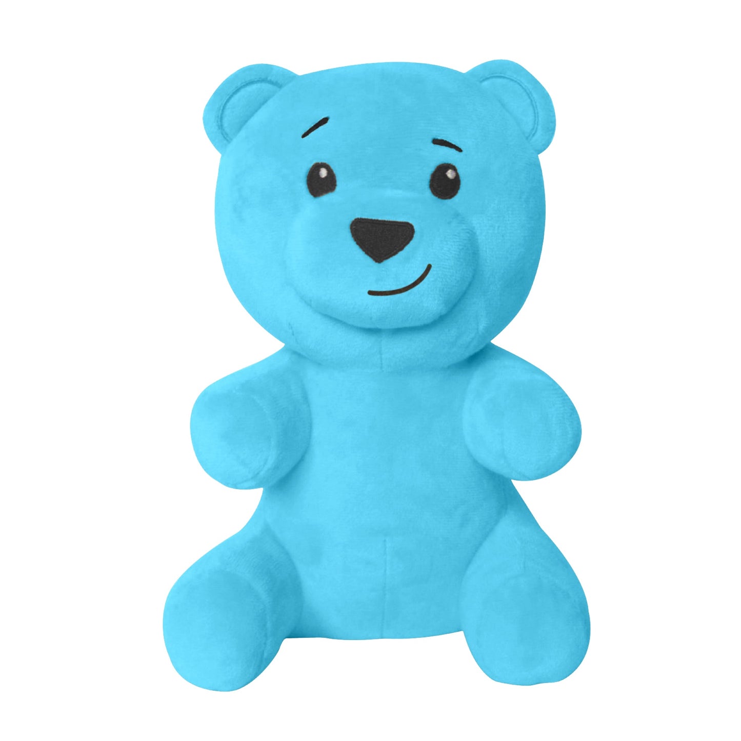 Colourful Teddy Bear Plush Toy - Blue