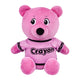 Crayon Bear Plush Toy - Pink