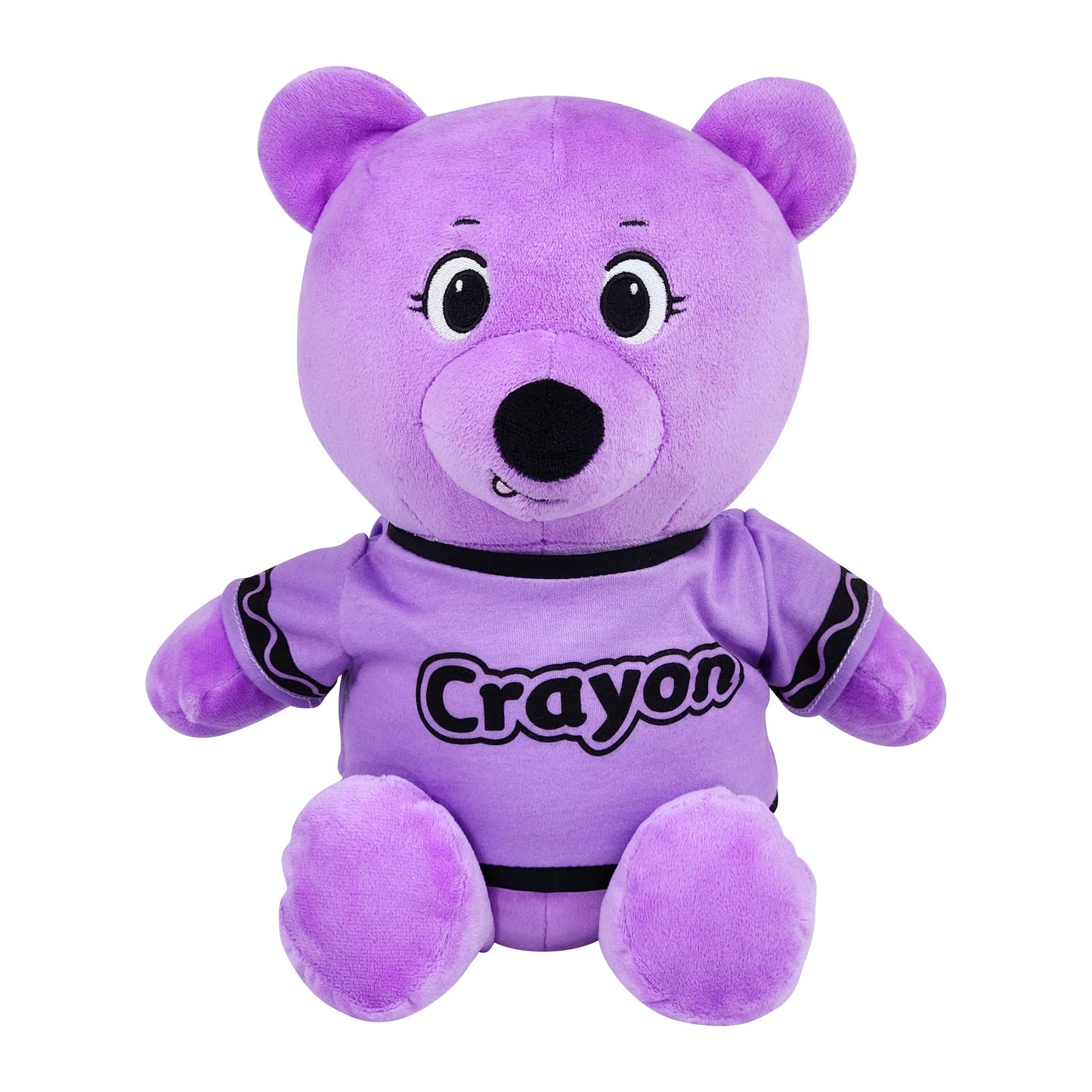 Crayon Bear Plush Toy - Purple