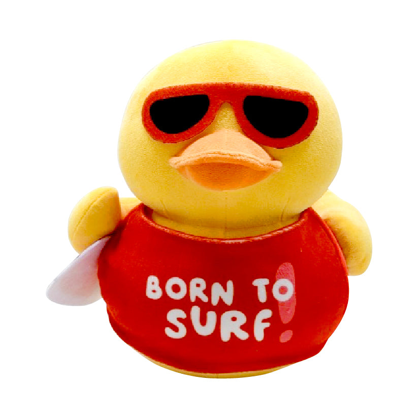 Ducky Plush Toy - Born to Surf