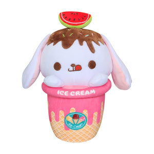 Ice Cream Bunny Plush Toy - Watermelon